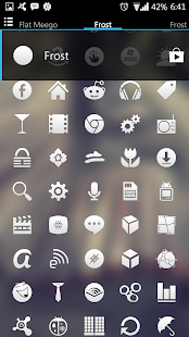 White Frost Go Apex Nova Theme apk cracked download - screenshot thumbnail