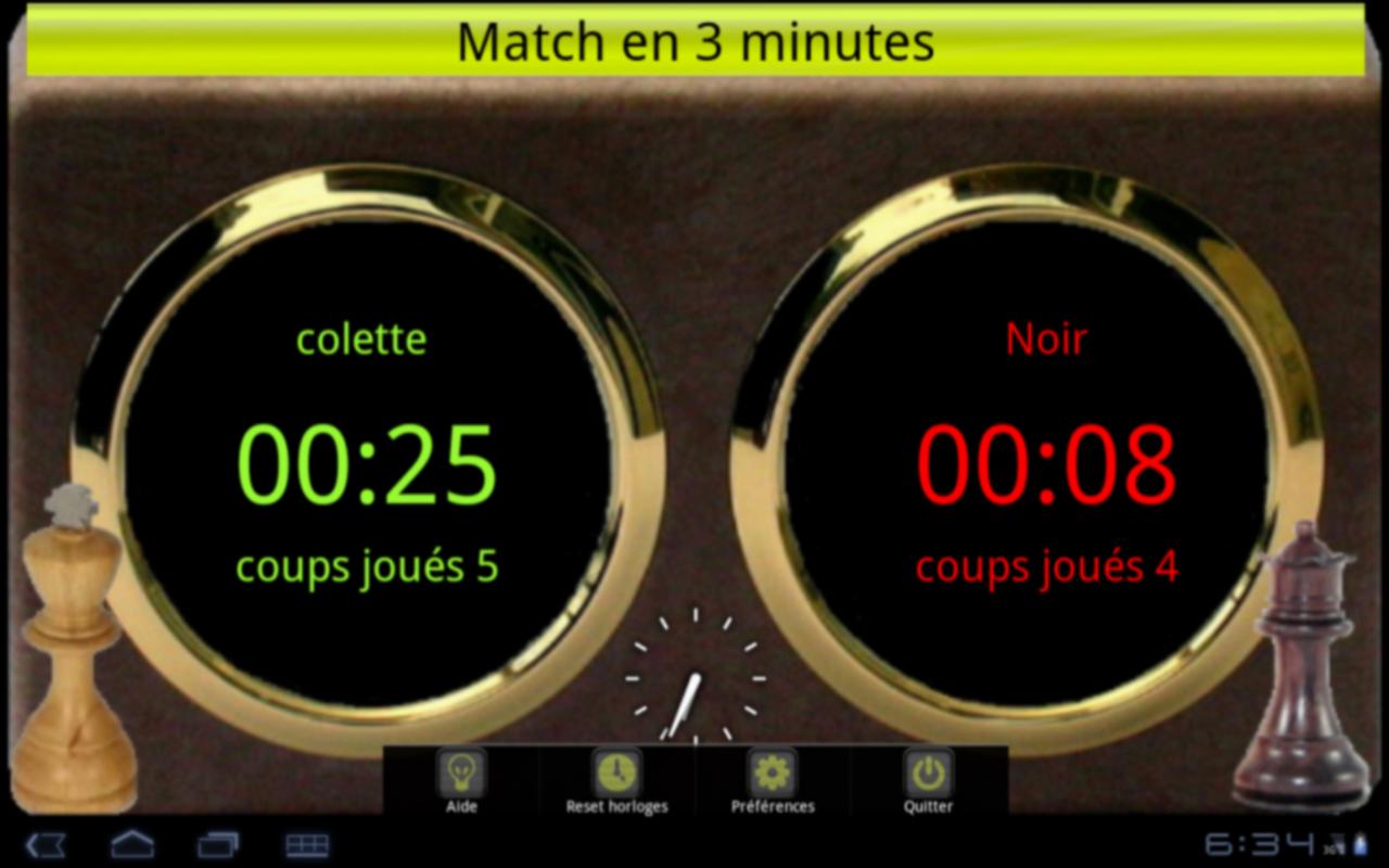 Chronomètre chess clock Applications Android sur Google Play