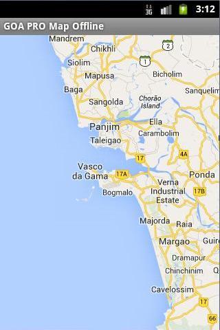 Android application GOA Offline Map PRO screenshort