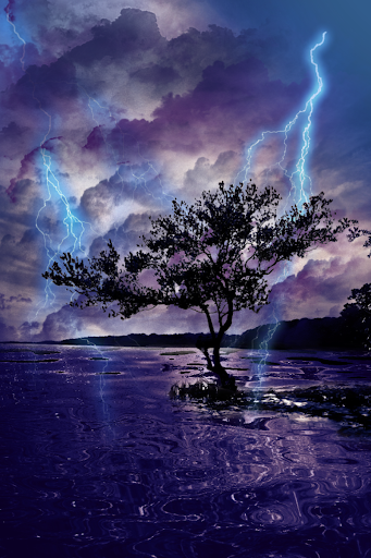 Lightning Thunderstorm HD LWP