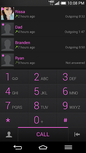 ExDialer Pink Sense Theme