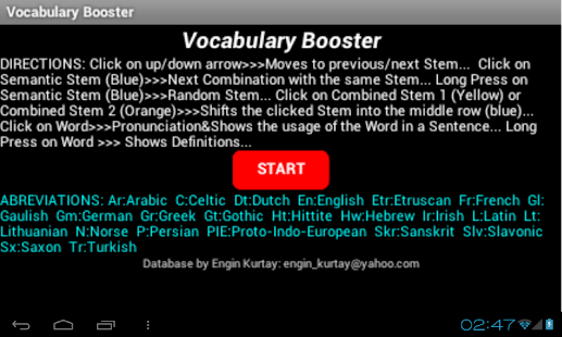 Vocabulary Booster