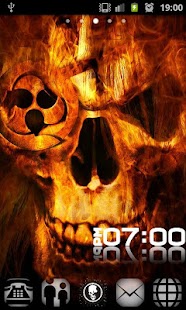 免費下載個人化APP|Death Skull Hard GO theme app開箱文|APP開箱王