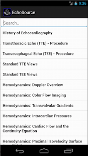 Android-Anwendung EchoSource Screenshot