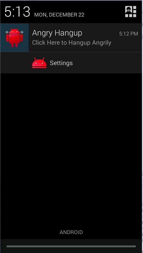 Angry Hangup Screen 3