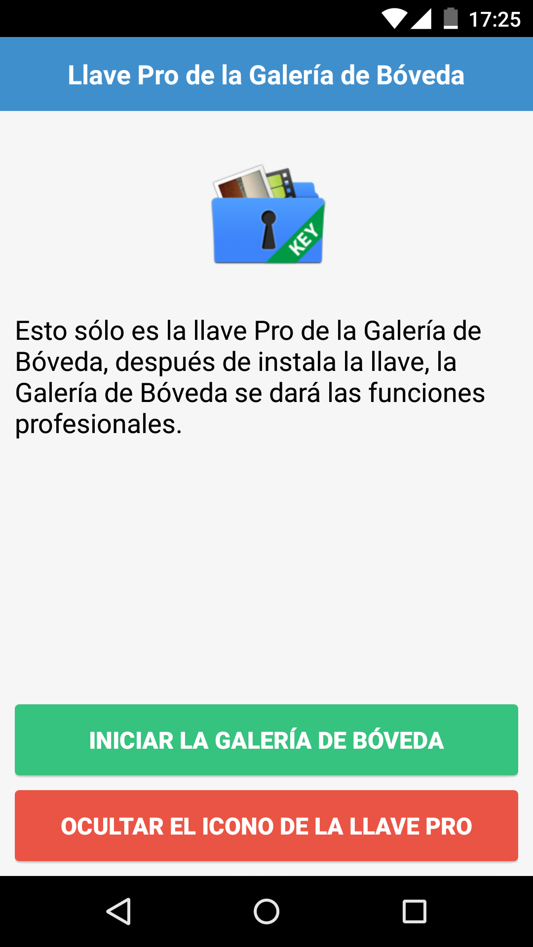 Android application GalleryVault Pro Key - Hide Pictures And Videos screenshort
