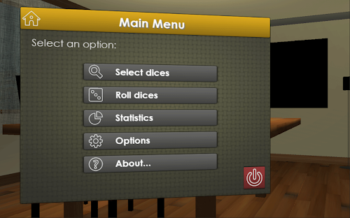 Android application Dices HD screenshort