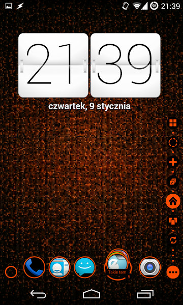 TSF Shell Theme Holo Orange v1.6.2