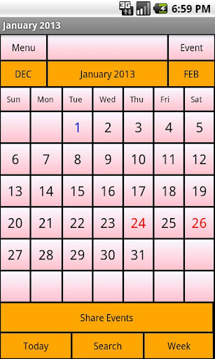Calendar Me India 2013