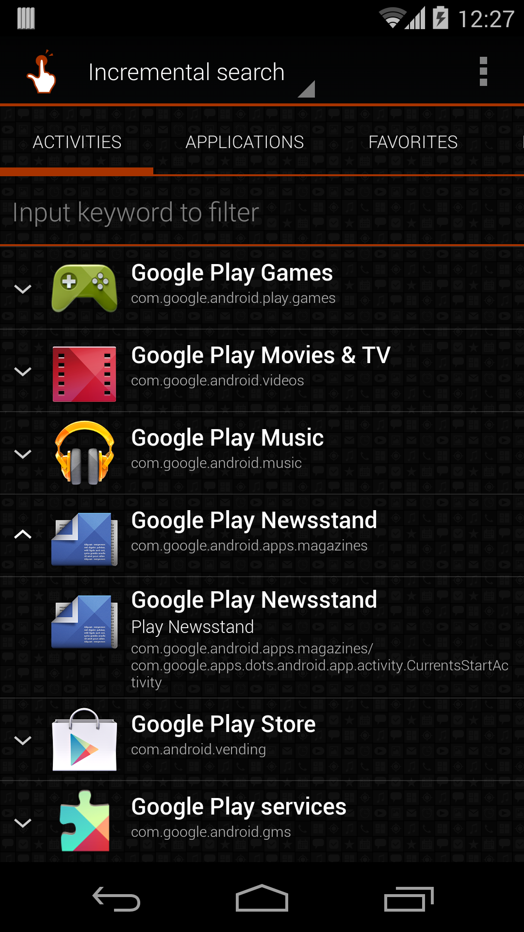 Android application QuickShortcutMaker screenshort