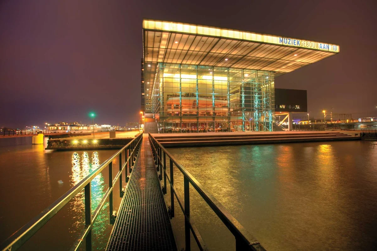Muziekgebouw-Amsterdam-Holland - The Muziekgebouw (Concert Hall) in Amsterdam, Netherlands.