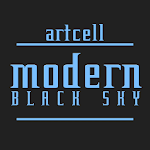 Cover Image of Скачать 카카오톡 테마 - Modern Black Sky 5.0.1 APK