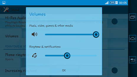 Tiles Blue Xperien Theme poster 10