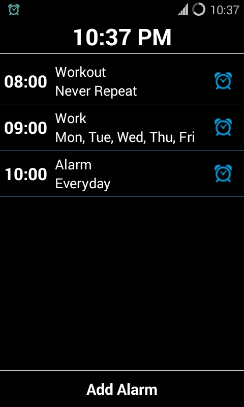 Android application Smart Alarm Clock - Pro screenshort