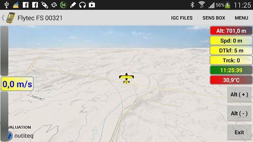 SensBox Variometer Map