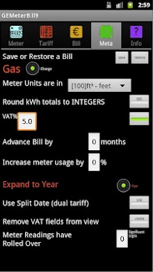 Gas/Electric Bill Checker