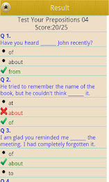 Test Your Prepositions poster 5