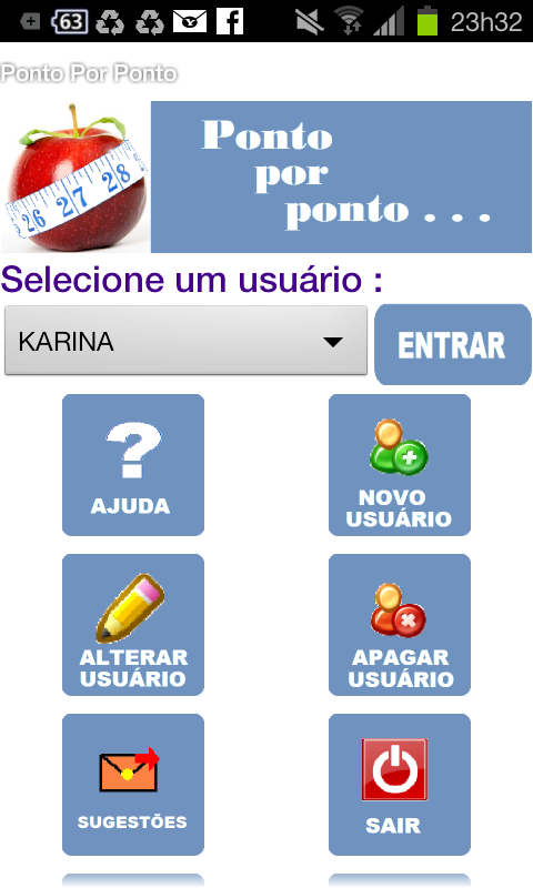 Ponto por Ponto Lite - Dieta - screenshot