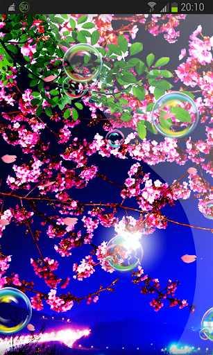 免費下載個人化APP|Sakura Flower n Bubbles HD app開箱文|APP開箱王