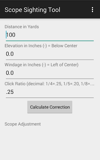 Scope Sighting Tool