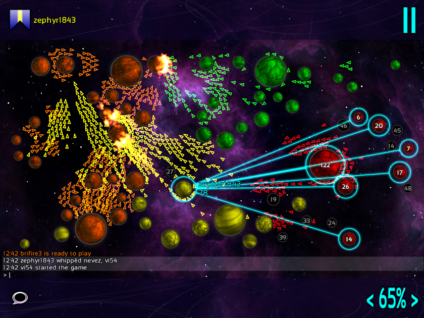 Galcon Fusion Screen 1