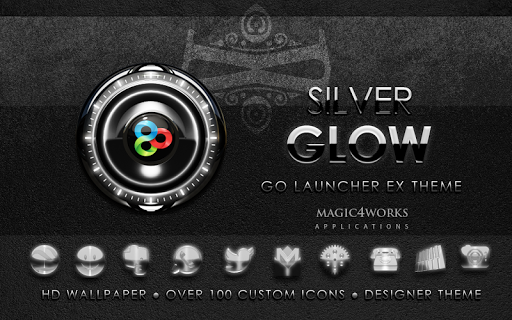 【免費娛樂App】GO Launcher Theme Silver Glow-APP點子