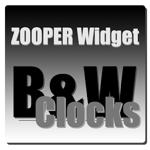 B&W Clocks Zooper Theme.apk 1.01