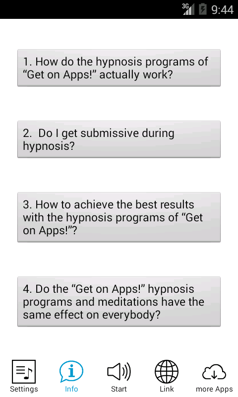Get Migraine-free! Hypnose Screen 2