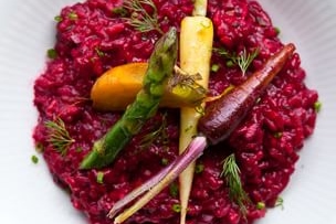 Red Beet Risotto
