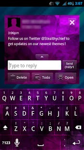 How to install GO SMS Evil Purple Theme patch 1.1 apk for bluestacks
