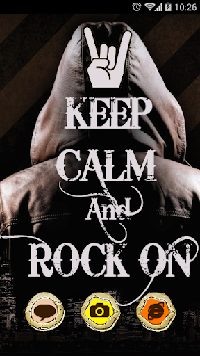 Keep Calm and Rock On Theme