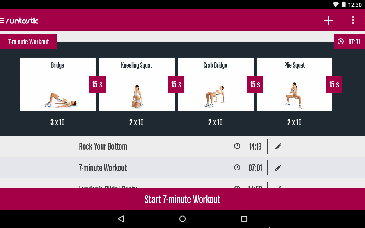    Runtastic Butt Trainer Workout- screenshot  