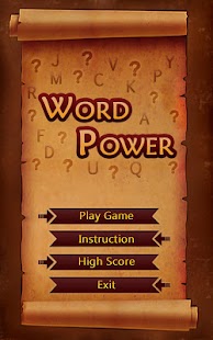 Word Power - Scrabble