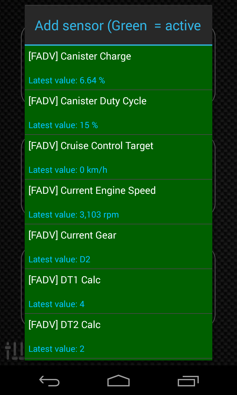 Advanced EX for FIAT Screen 2