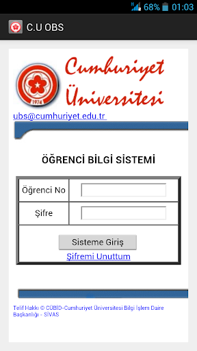 【免費教育App】C.Ü Öğrenci Bilgi Sistemi-APP點子