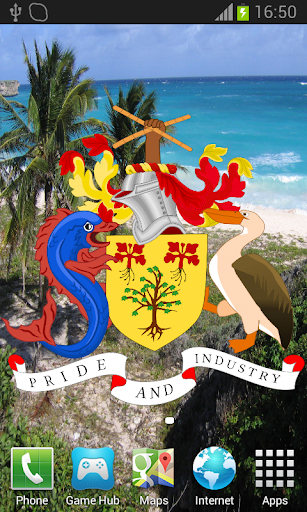 Barbados Flag Live Wallpaper