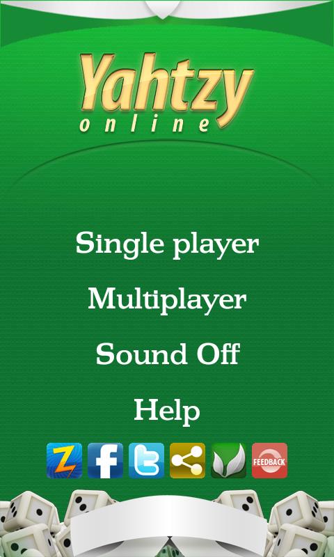 Yahtzy Online Screen 2