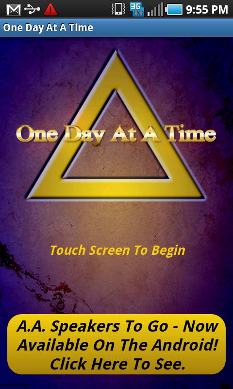 Android application One Day At A Time screenshort