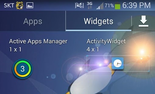 Activity Widget Screenshots 3