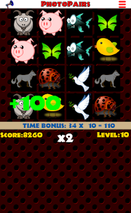 PhotoPairs. Memory game. Screenshots 5