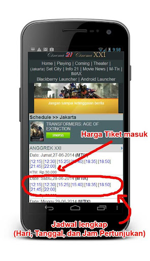 免費下載娛樂APP|Jadwal Film Bioskop Cinema 21 app開箱文|APP開箱王