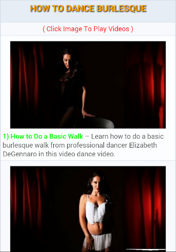 How to Dance Burlesque
