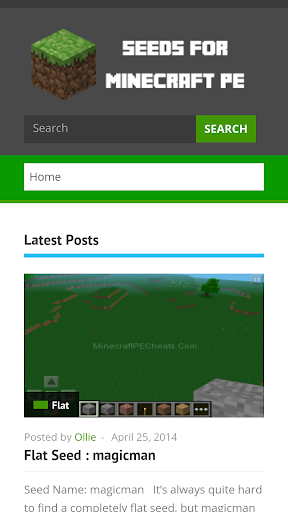 【免費新聞App】Seeds for Minecraft PE PRO-APP點子