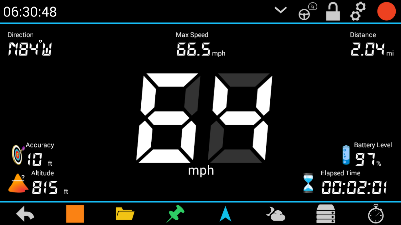   GPS HUD Speedometer Plus- หน้าจอ 