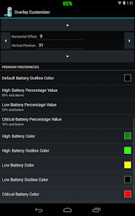Battery Overlay Percent - screenshot thumbnail