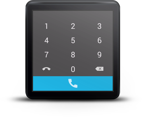 Mini Dialer for Android Wear