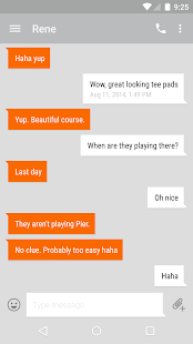 Free Download EvolveSMS Theme Orange Cards APK for Android