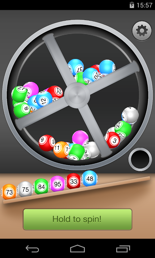 Android application Lotto Machine - with Physics! screenshort