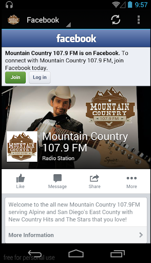 【免費音樂App】Mountain Country 107.9-APP點子