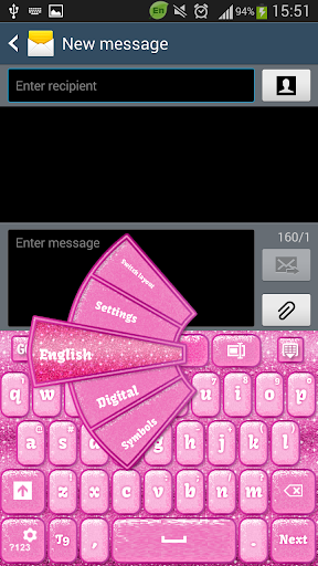 GO Keyboard Glitter